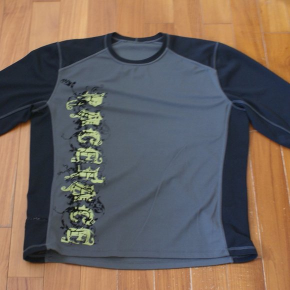 EUC RaceFace long sleeve men's jersey size Large w/ embroidered logo front - Picture 1 of 5